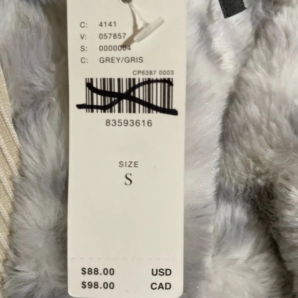 Anthropologie L Gray Sheer Mesh Strapless Dress size small - Picture 8 of 8